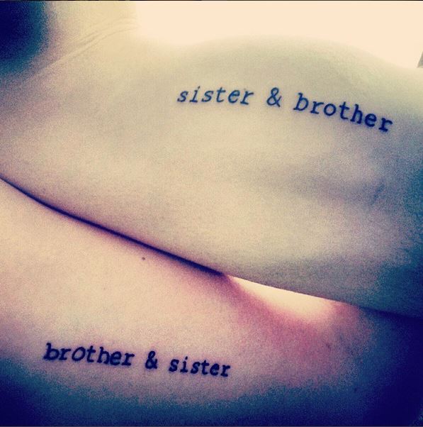 41 Bruder Schwester Sprüche Tattoo Kostenloser Tokumusicv