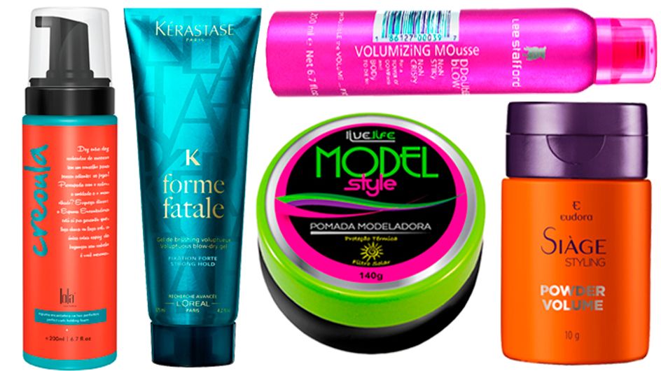 Os melhores produtos de styling para a cabeleira
