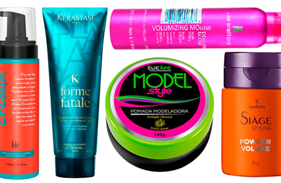 Os melhores produtos de styling para a cabeleira