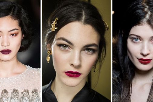 Labios granates: bienvenida al lado oscuro del maquillaje
