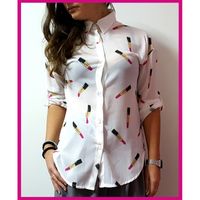 camicia stampa rossetti