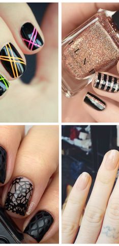 Back to black: 22 unhas decoradas (nem tão básicas assim) com esmalte preto