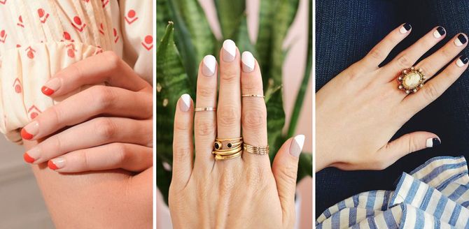 Nail art geométrica