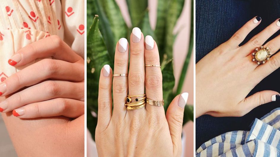 Nail art geométrica: +80 fotos para dar Ctrl C + Ctrl V!