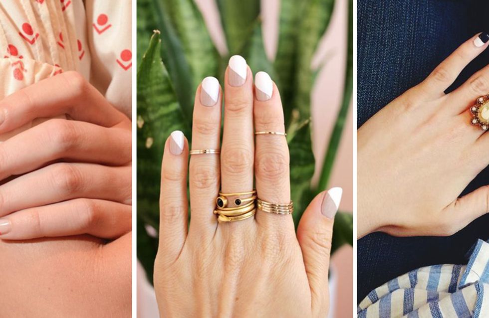 Nail art geométrica: +80 fotos para dar Ctrl C + Ctrl V!