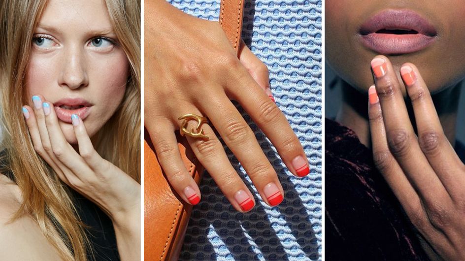 Manicura semi transparente: ¡juega al destape con tus uñas!