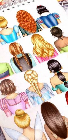 Que tal reproduzir os penteados das princesas da Disney?