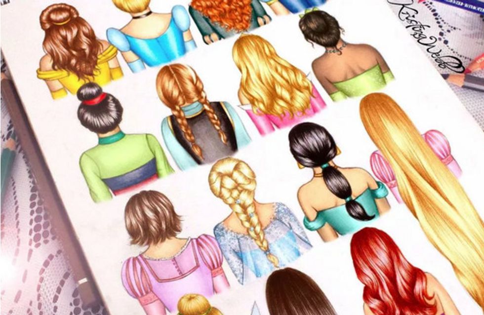 Que tal reproduzir os penteados das princesas da Disney?