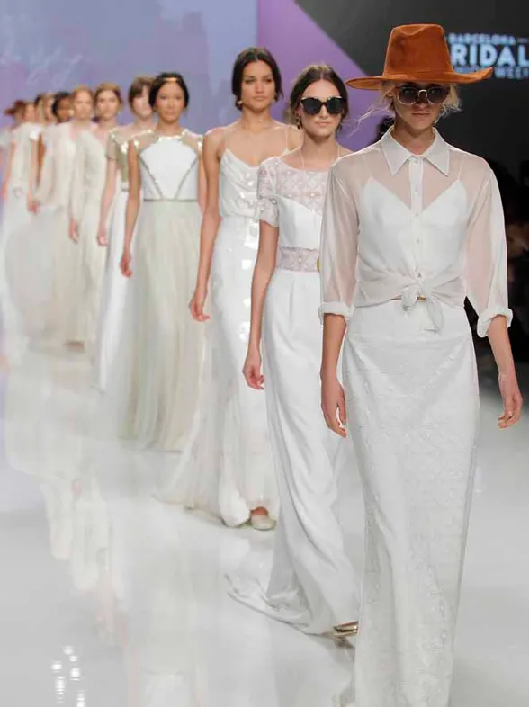 Barcelona Bridal Week: tendencias en vestidos de novia 2017