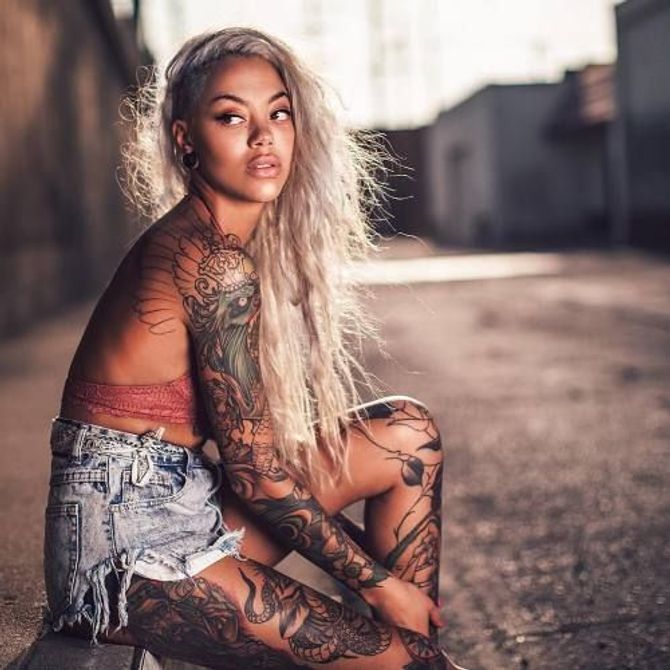 Tatuagem em pele negra