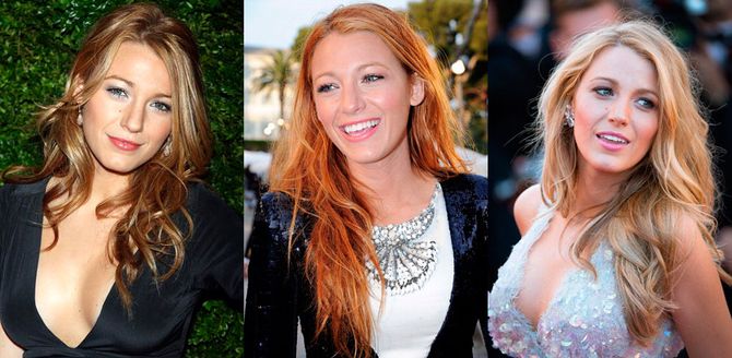 A linha do tempo capilar de Blake Lively <3