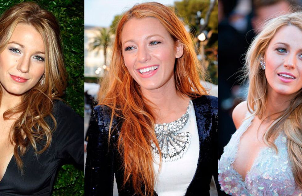 A linha do tempo capilar de Blake Lively <3