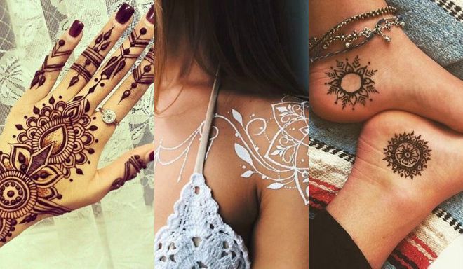Tatuagem de henna 24 desenhos para planejar seu próximo