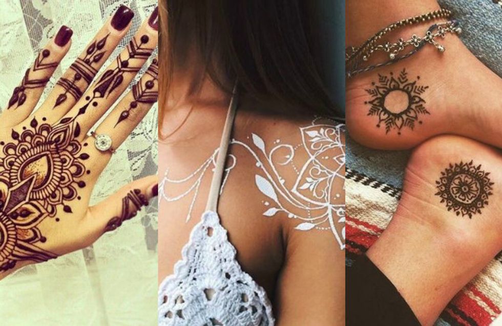Tattoo temporária: 24 desenhos de henna para planejar seu próximo rabisco