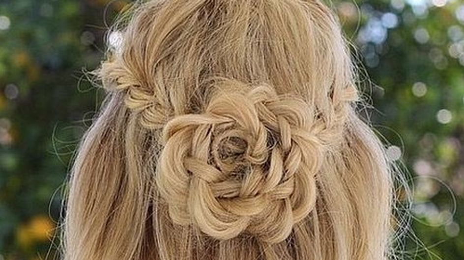 Trenzas en forma de flor, el peinado que no te podrás sacar de la cabeza