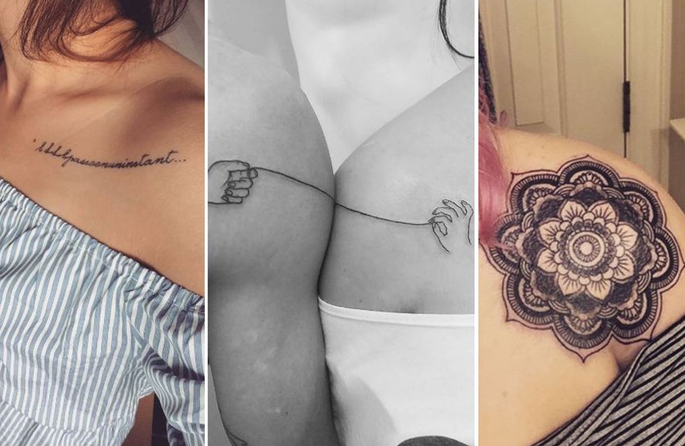 Tatouage épaule 50 Idées Repérées Sur Instagram Pour S