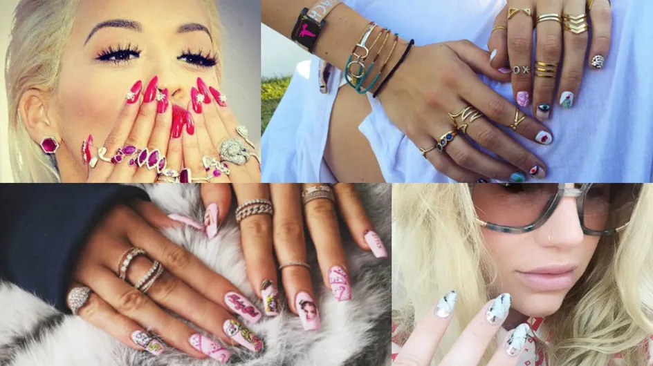 As unhas decoradas das celebridades em 23 fotos do Instagram