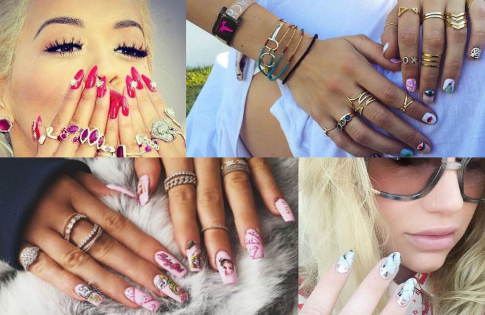 As unhas decoradas das celebridades em 23 fotos do Instagram