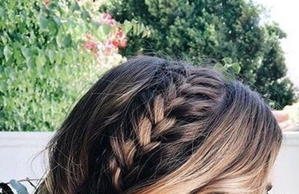 Seu long bob pede uma trança messy
