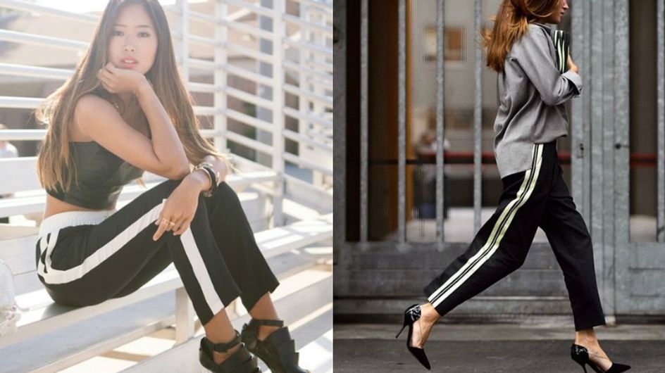 Leve a calça esportiva para um passeio fora das academias