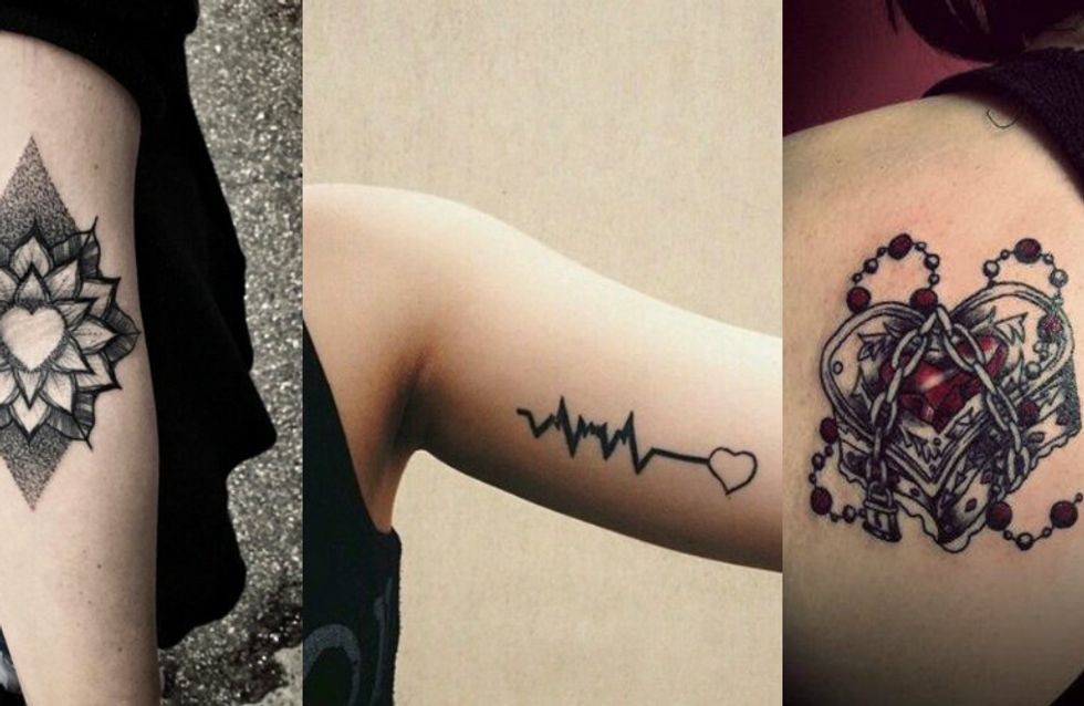 Escolha aqui a sua tatuagem de coração