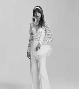 Vestidos de novia con pantalones