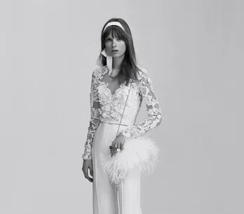 Vestidos de novia con pantalones