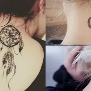 Das discretas &agrave;s ousadas, 22 fotos de tatuagens na nuca