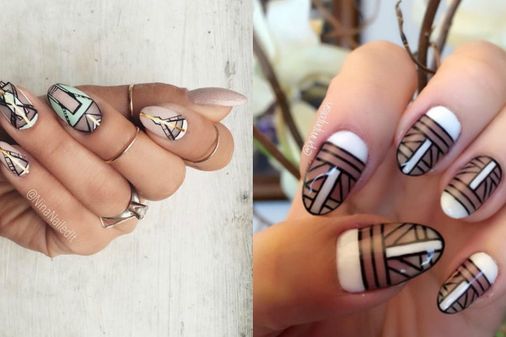 Unhas art déco