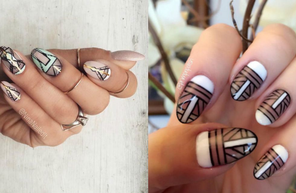 Unhas art déco, por favor!