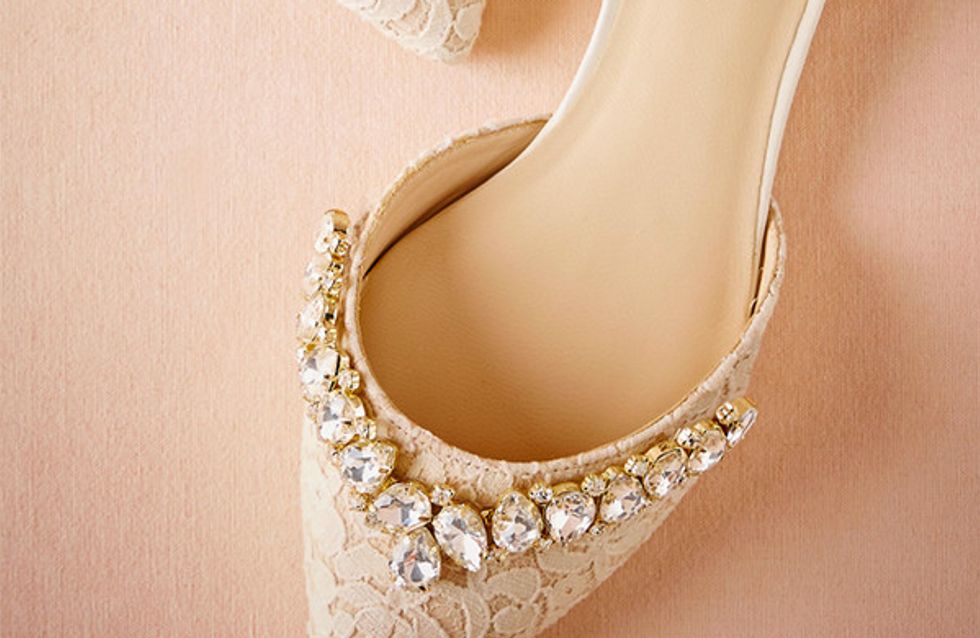 Os melhores do Pinterest: sapatos flat para noivas