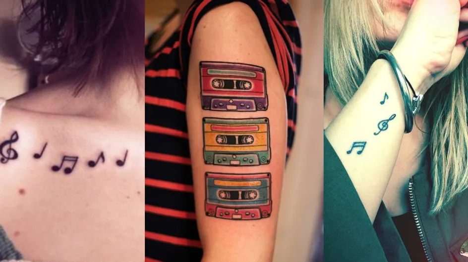 Apaixonadas por música precisam ver essas tatuagens