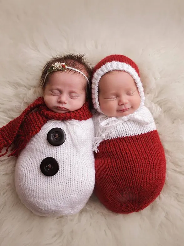 ¡Las imágenes más tiernas! Así celebran los bebés su primera Navidad