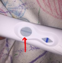 Schwangerschaftstest linie schwach