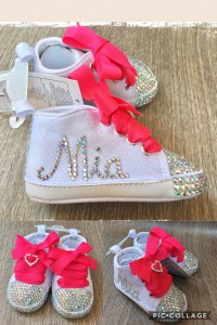 all star neonata swarovski