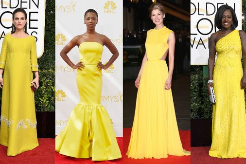 Amarelo no red carpet