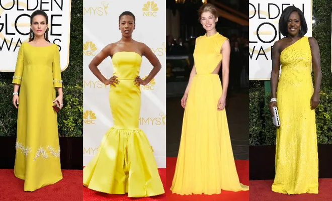 Amarelo no red carpet