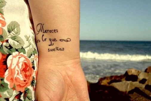Frases en español para tatuarse
