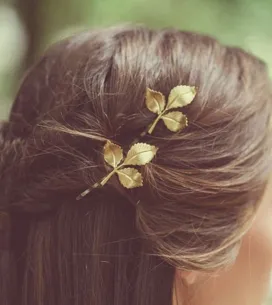 Accesorios minimalistas para el cabello de los que te enamorarás