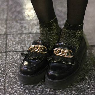 Truque de styling: meias aparecidas