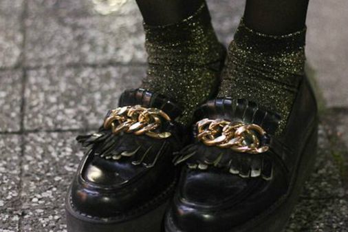 Truque de styling: meias aparecidas