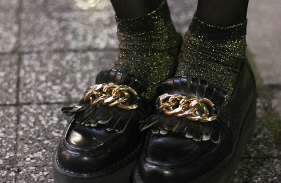 Truque de styling: meias aparecidas