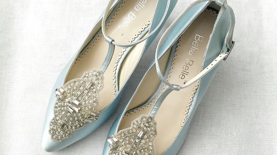 Something blue... sapatos azuis para noivas