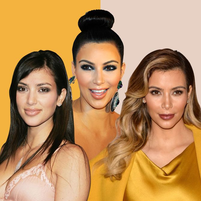 La evolución capilar de Kim Kardashian