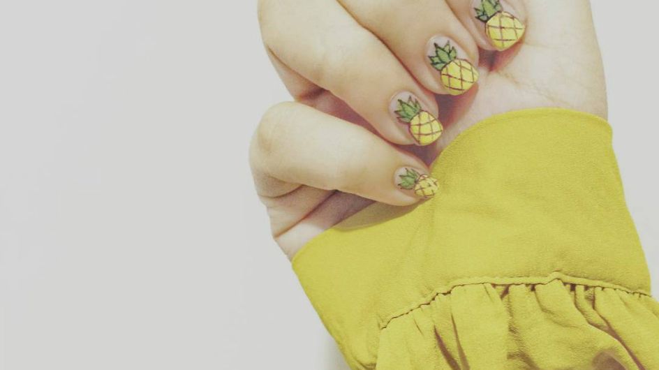 Para tudo porque essas nail arts de abacaxi são muito fofas!
