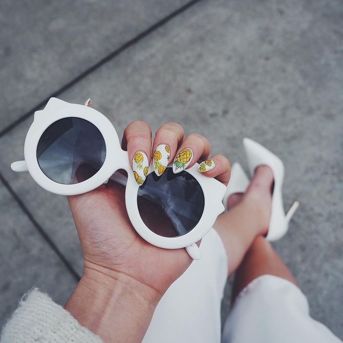 50 nail arts de piñas que no querrás quitarte en todo el verano