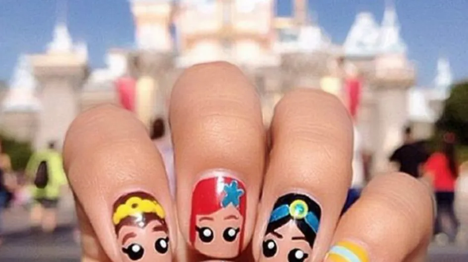 Sumérgete en el mundo mágico de Disney con estos 30 nail arts