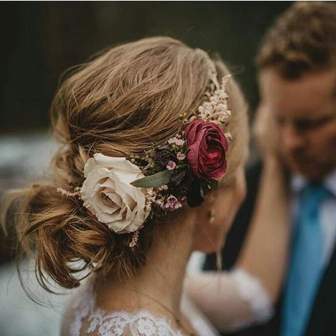 Peinados de novias para cabellos largos y corto
