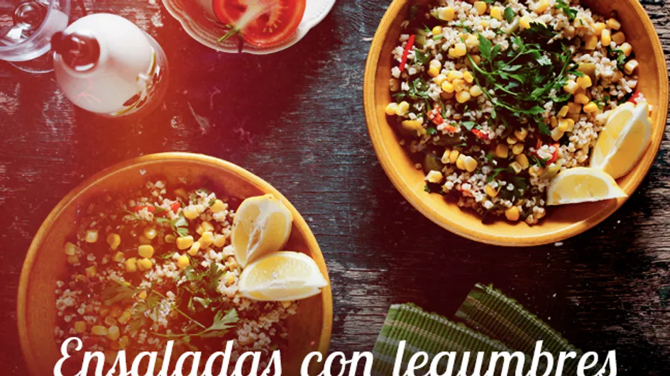 15 recetas de ensaladas de legumbres para llenar de color tu verano