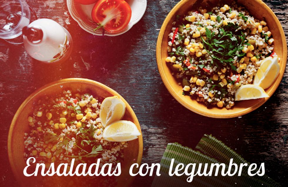 15 recetas de ensaladas de legumbres para llenar de color tu verano